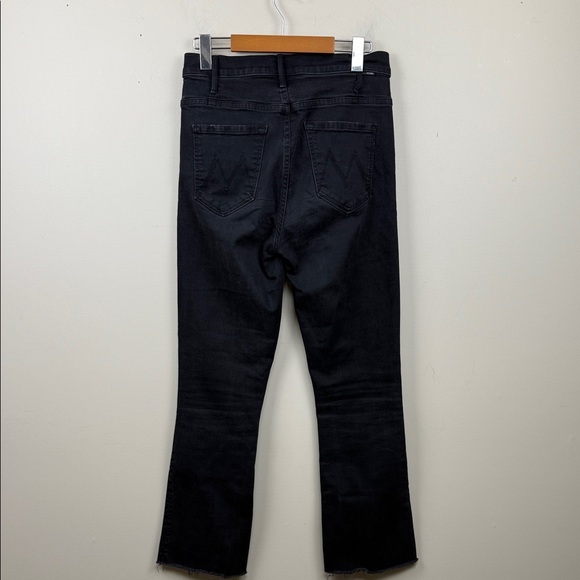 Mother the hustler ankle fray in not guilty black ankle jeans 25/26 - Picture 11 of 15